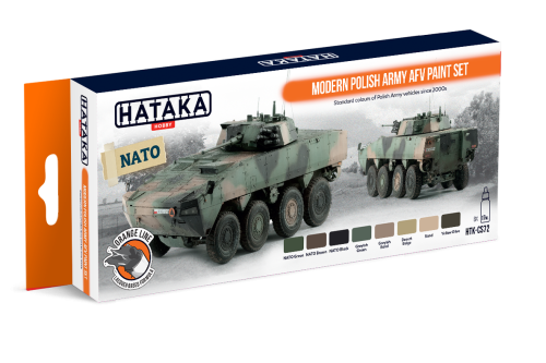 HTK-CS72 Modern Polish Army AFV paint set