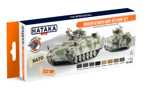 HTK-CS81 Modern German Army AFV paint set