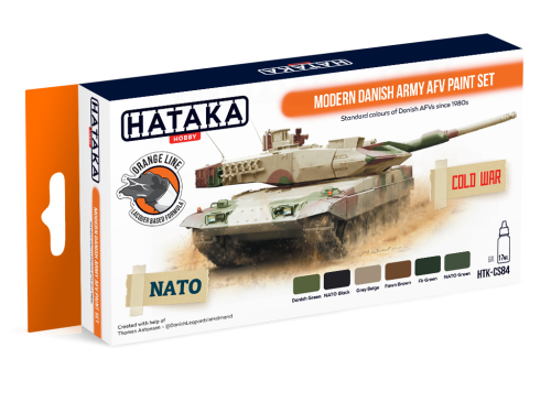 HTK-CS84 Modern Danish Army AFV paint set