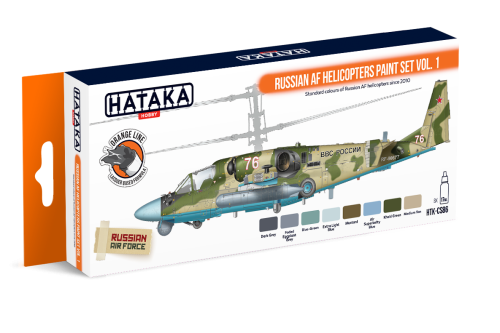 HTK-CS86 Russian AF Helicopters paint set vol. 1