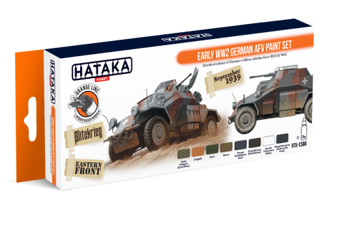 HTK-CS88 Early WW2 German AFV paint set