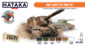 HTK-CS95 WW2 Soviet AFV paint set