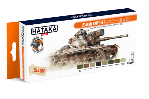 HTK-CS99 US Army paint set (MASSTER &amp; DUALTEX)