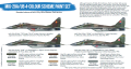 HTK-BS105 MiG-29A/UB 4-colour scheme paint set