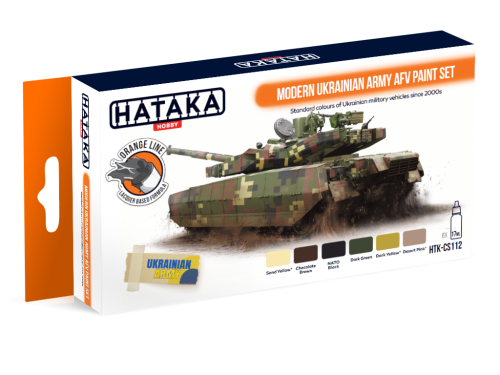 HTK-CS112 Modern Ukrainian Army AFV paint set