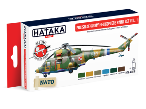 HTK-AS116 Polish AF / Army Helicopters paint set vol. 1