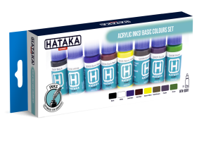 HTK-QS01 Acrylic Inks! Basic Colours