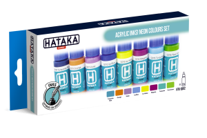 HTK-QS02 Acrylic Inks! Neon Colours