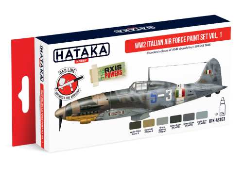HTK-AS103 WW2 Italian Air Force Paint set vol. 1