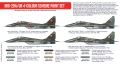 HTK-AS105 MiG-29A/UB 4-colour scheme paint set