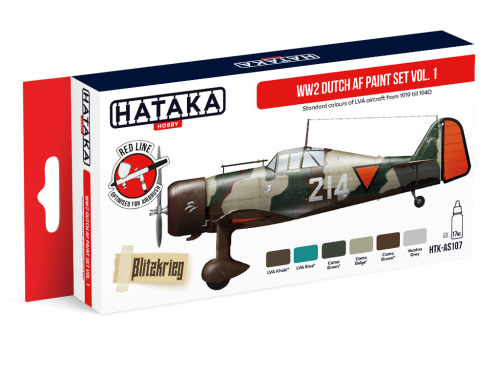 HTK-AS107 WW2 Dutch AF paint set vol. 1
