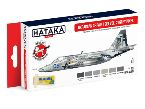 HTK-AS109 Ukrainian AF paint set vol. 2 (Grey Pixel)