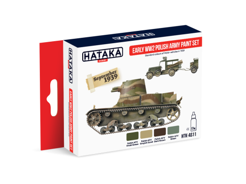 HTK-AS11 Early WW2 Polish Army Paint Set