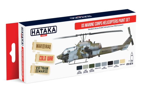 HTK-AS14 USMC Helicopters Paint Set