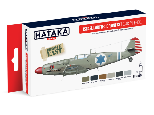 HTK-AS34 Israeli Air Force Paint Set (Early Period)