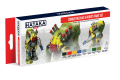HTK-AS41 Combat Mechas &amp; Robots paint set