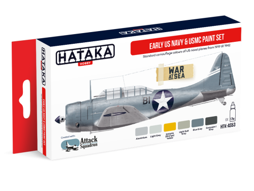 HTK-AS53 Early US Navy &amp; USMC paint set