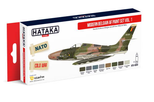 HTK-AS59 Modern Belgian AF paint set vol. 1