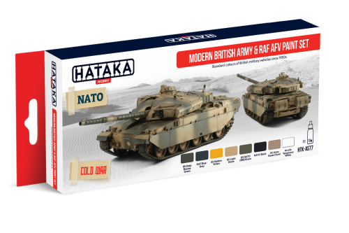 HTK-AS77 Modern British Army &amp; RAF AFV paint set