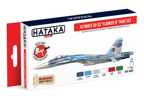 HTK-AS83 Ultimate Su-33 "Flanker-D" paint set