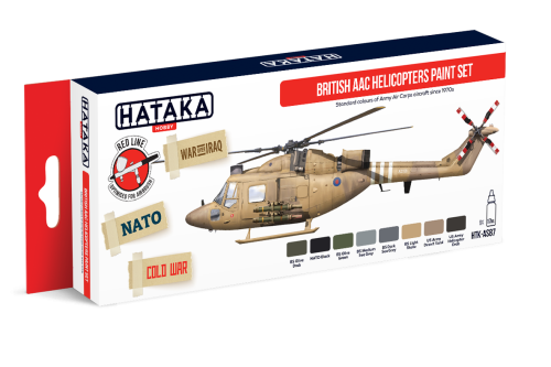 HTK-AS87 British AAC Helicopters paint set