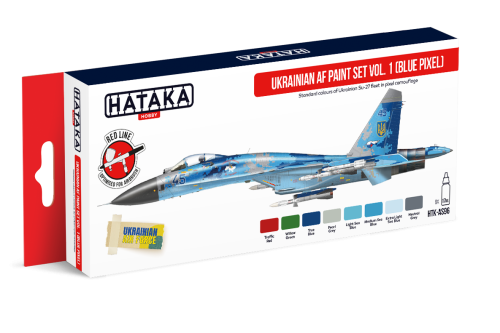 HTK-AS96 Ukrainian AF paint set vol. 1 (Blue Pixel)