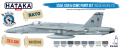 HTK-BS44 USAF, USN &amp; USMC paint set (modern greys)