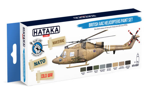 HTK-BS87 British AAC Helicopters paint set