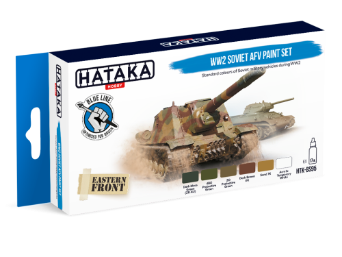 HTK-BS95 WW2 Soviet AFV paint set
