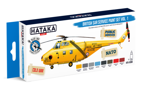 HTK-BS98 British SAR Service paint set vol. 1