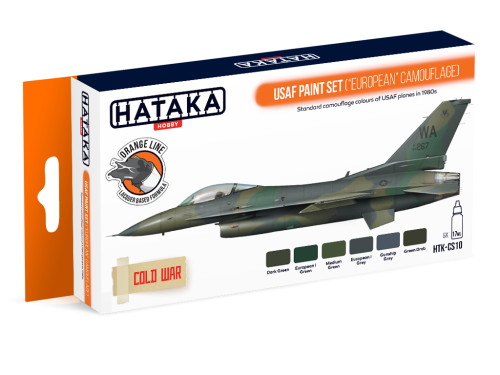 HTK-CS10 USAF Paint Set (“European” Camouflage)
