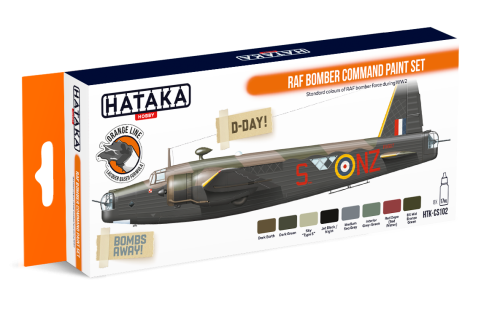 HTK-CS102 RAF Bomber Command paint set