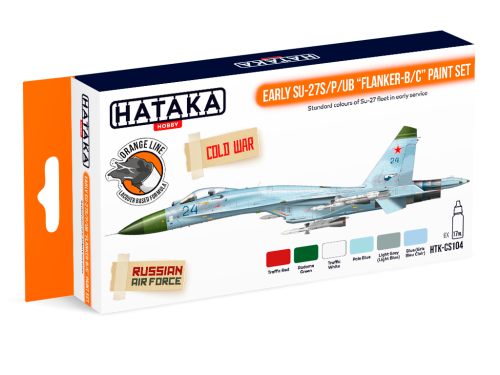 HTK-CS104 Early Su-27S/P/UB "Flanker-B/C" paint set