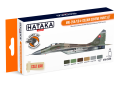 HTK-CS105 MiG-29A/UB 4-colour scheme paint set