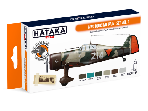HTK-CS107 WW2 Dutch AF paint set vol. 1