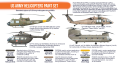 HTK-CS19 US Army Helicopters Paint Set