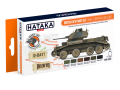 HTK-CS22 British AFV paint set (WW2 European colours)