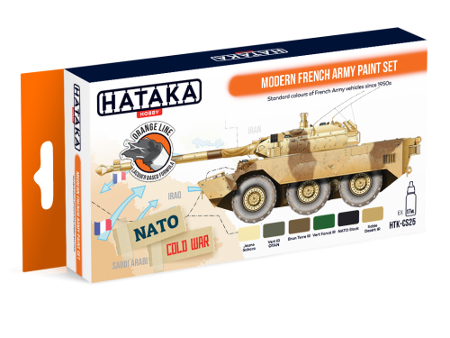 HTK-CS25 Modern French Army paint set
