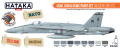 HTK-CS44 USAF, USN &amp; USMC paint set (modern greys)