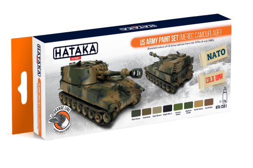 HTK-CS51 US Army paint set (MERDC camouflage)