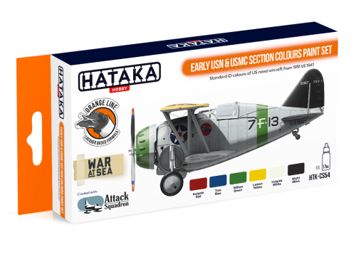 HTK-CS54 Early USN &amp; USMC Section Colours paint set